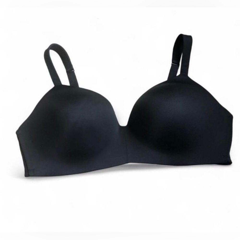 Cacique Bra Size 42DD Lightly Lined T-Shirt No Wire Black